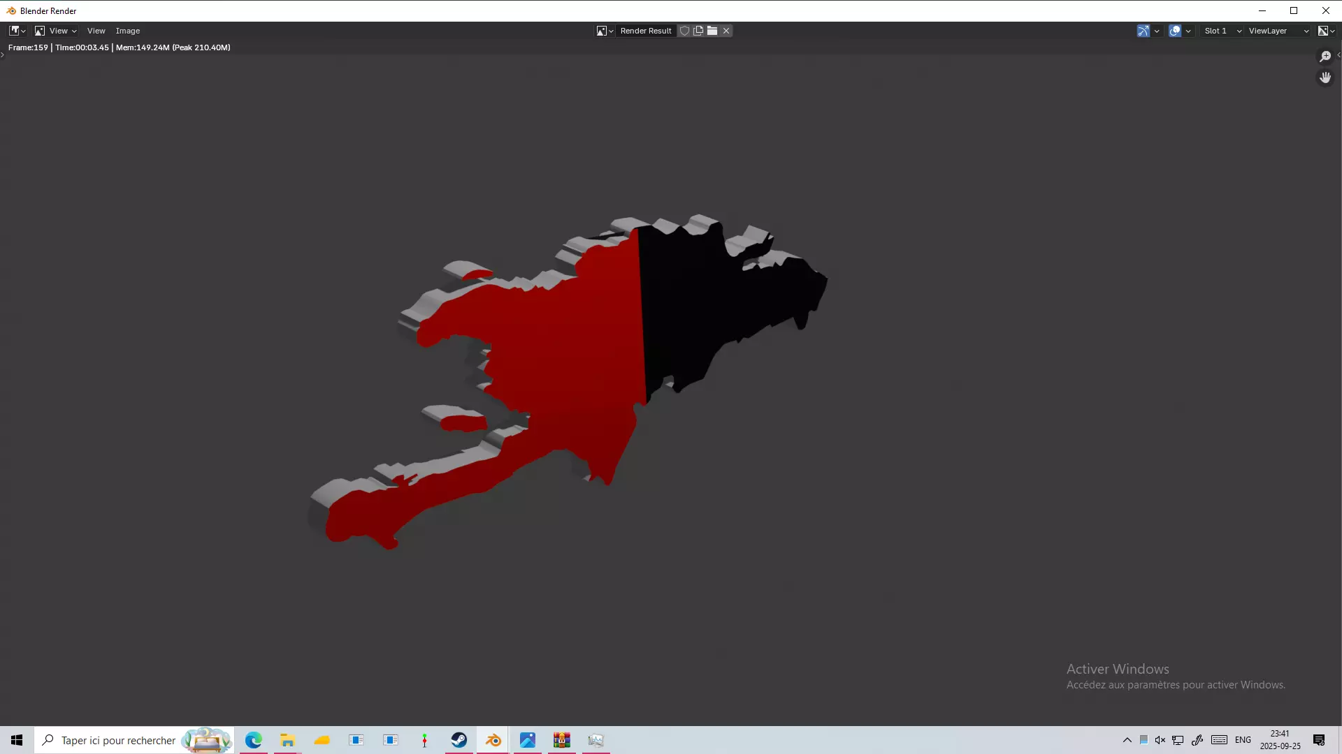 First Empire of Haiti Low-poly 3D model_4