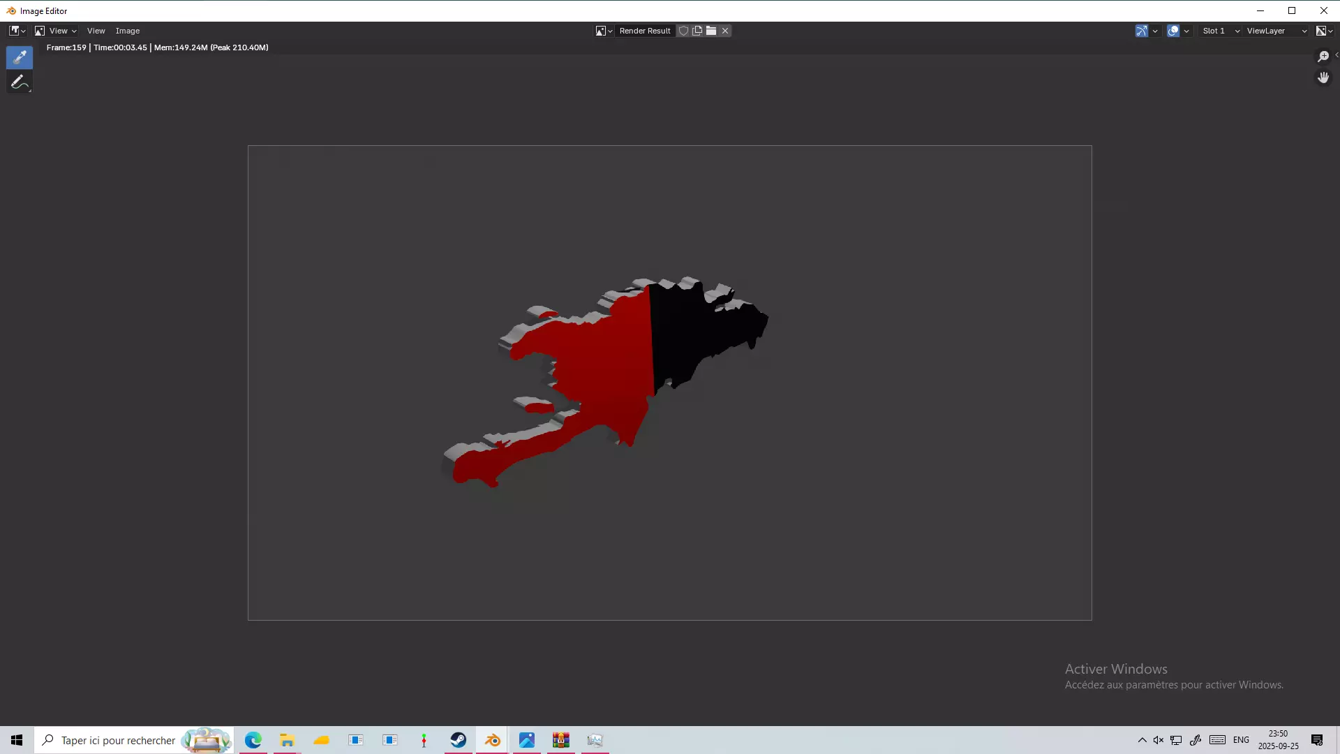 First Empire of Haiti Low-poly 3D model_2
