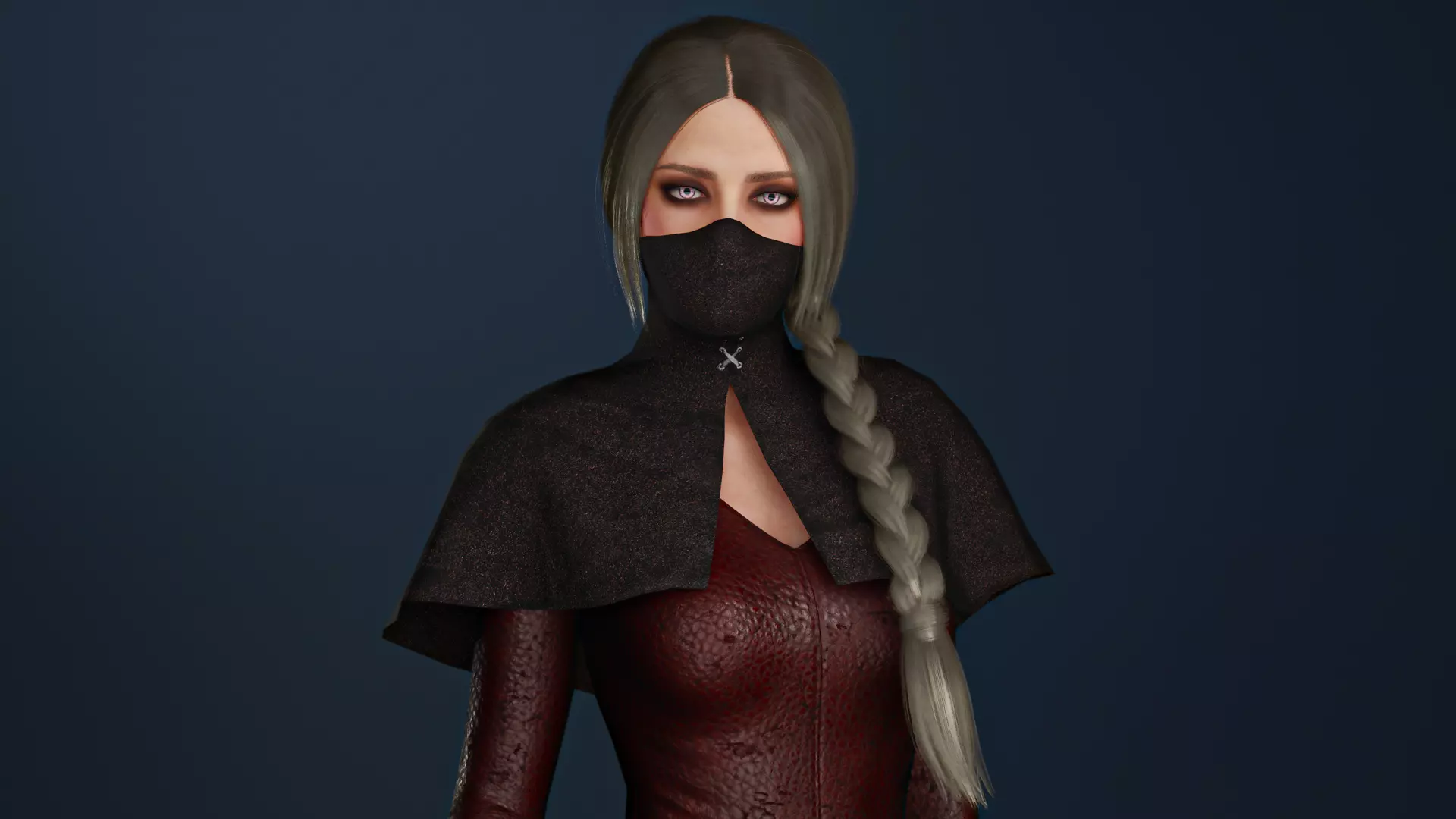 Rogue Low-poly 3D model_0