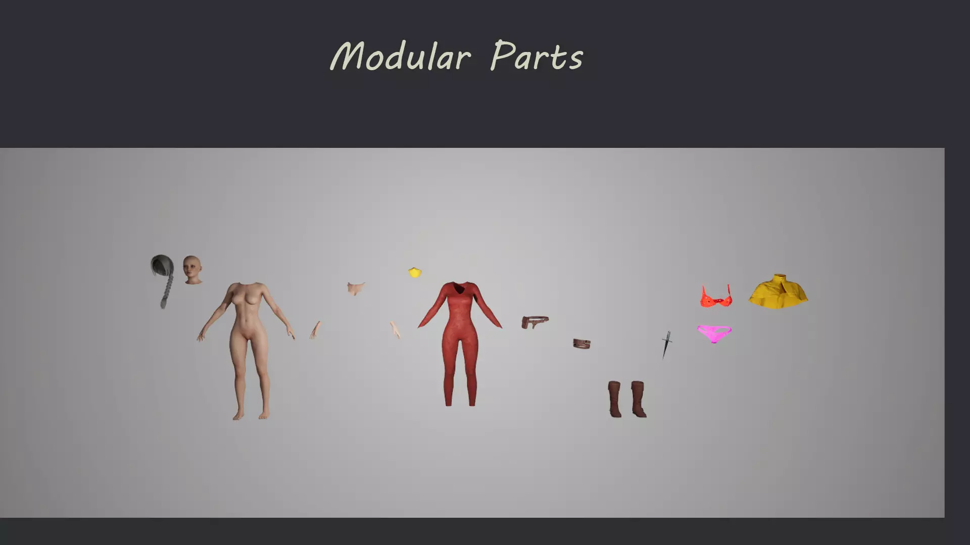 Rogue Low-poly 3D model_12