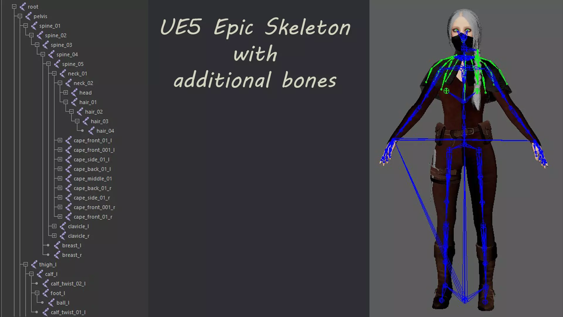 Rogue Low-poly 3D model_13