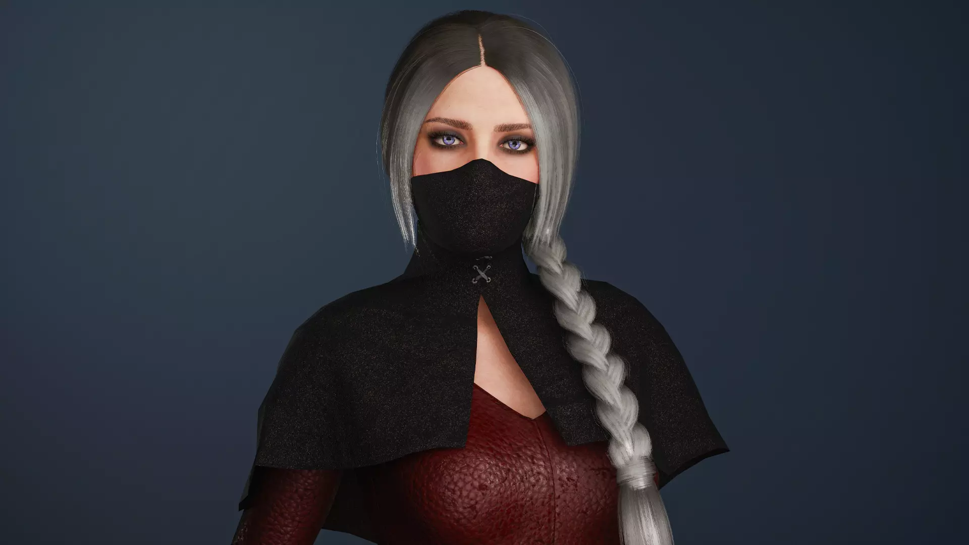 Rogue Low-poly 3D model_2