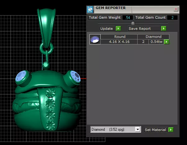 Frog Burger Pendant 3D print model_5