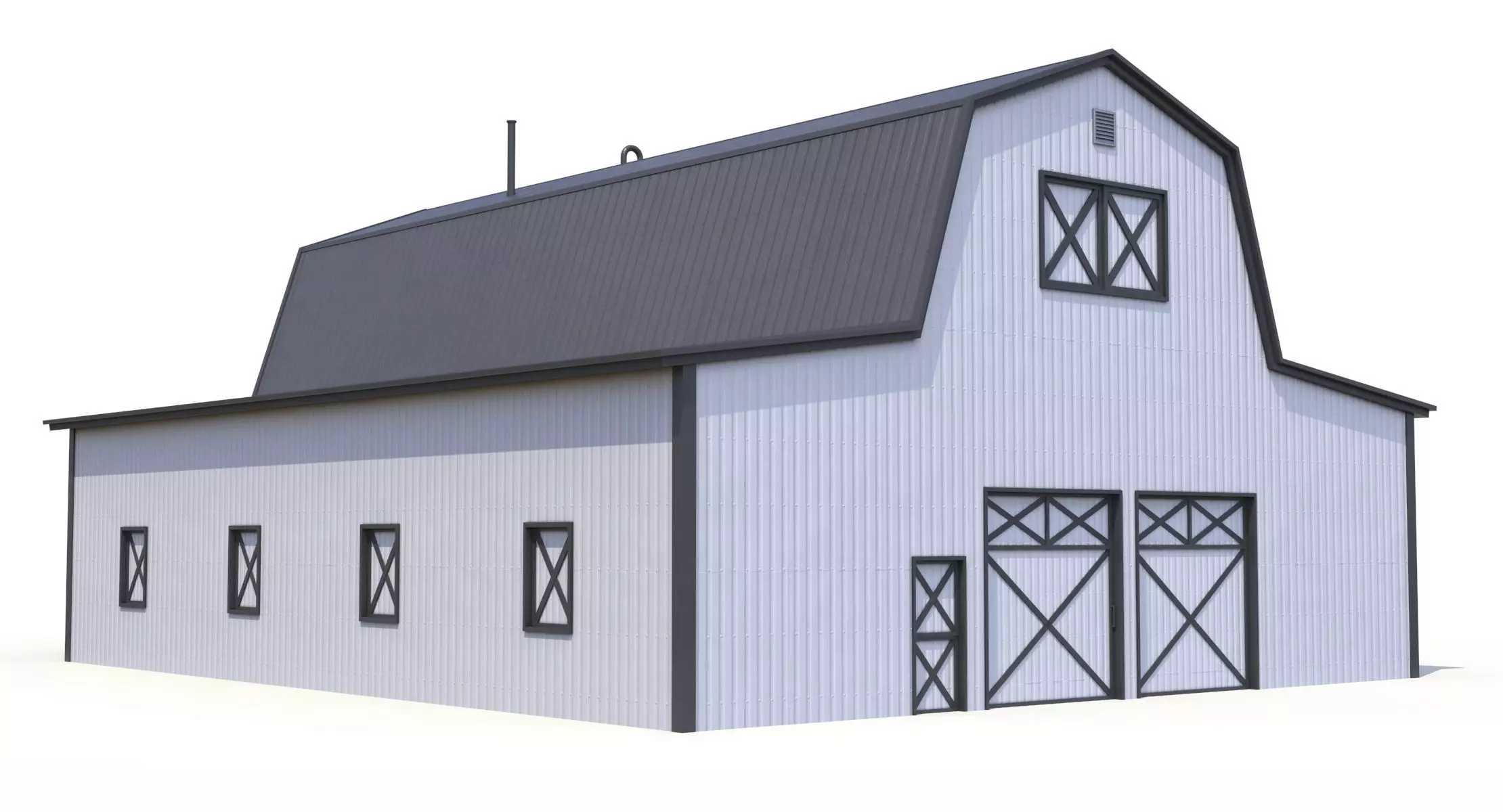 Farm Barn  19 PBR Low-poly 3D model_1
