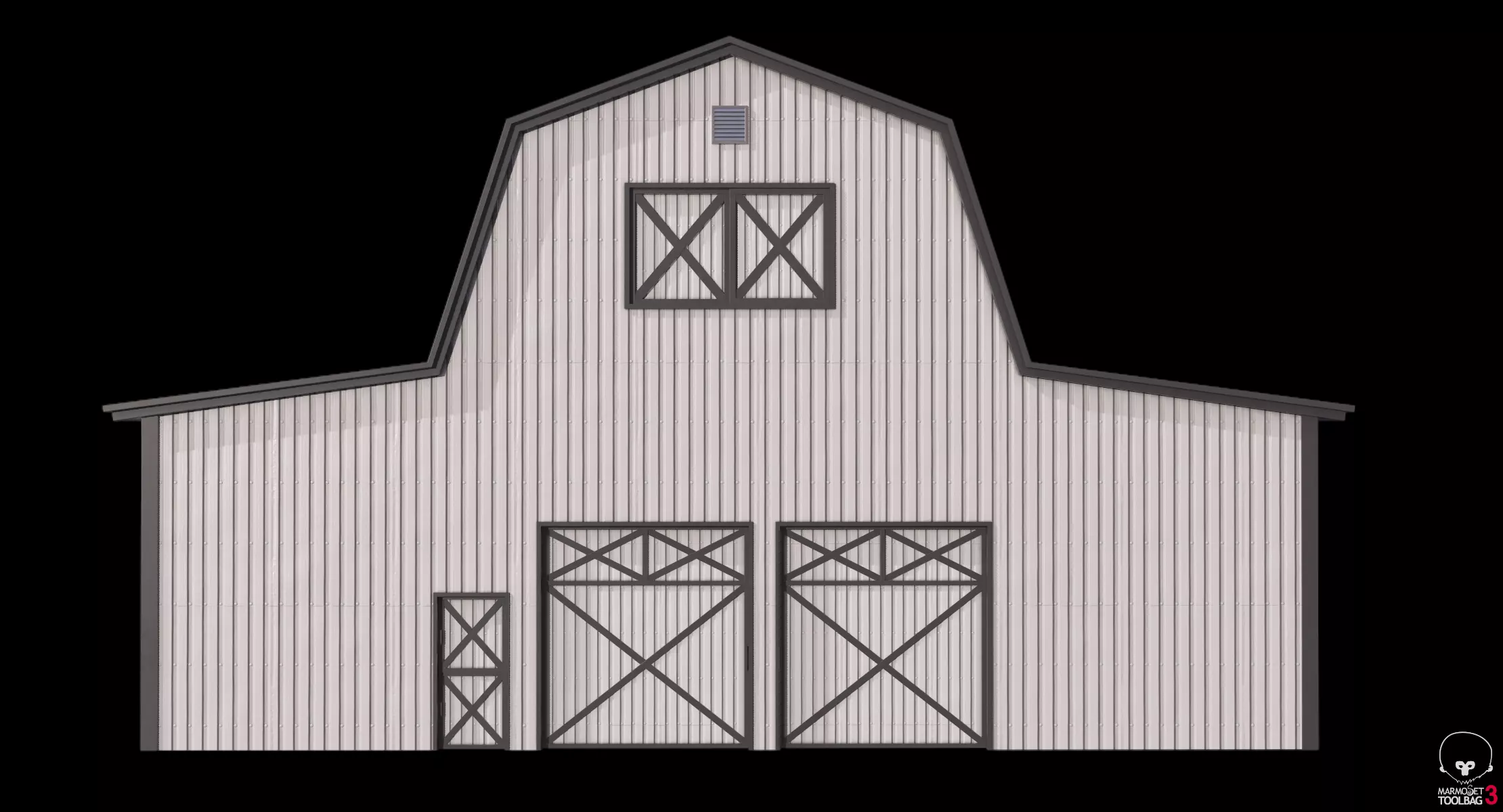 Farm Barn  19 PBR Low-poly 3D model_14
