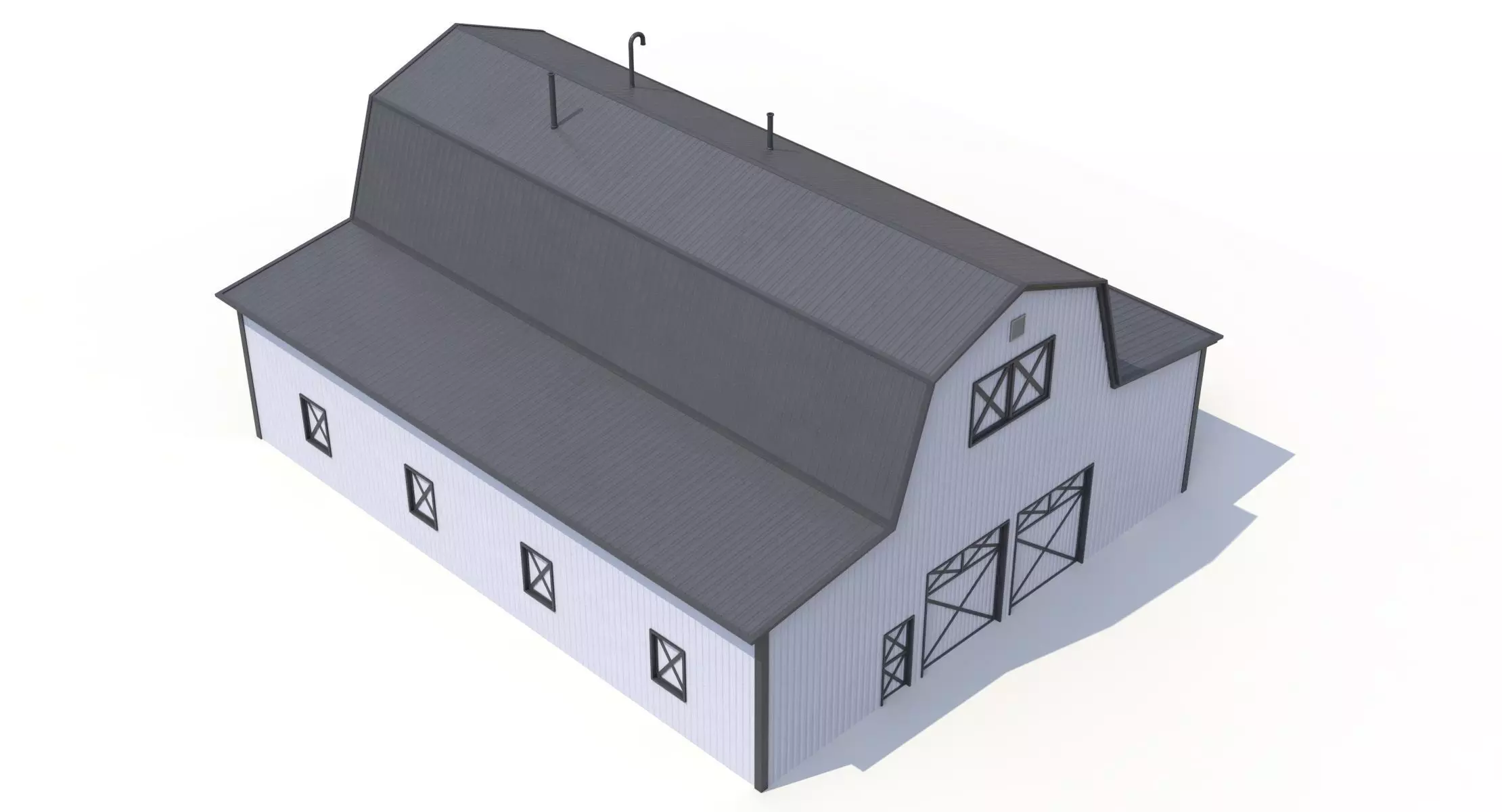 Farm Barn  19 PBR Low-poly 3D model_5