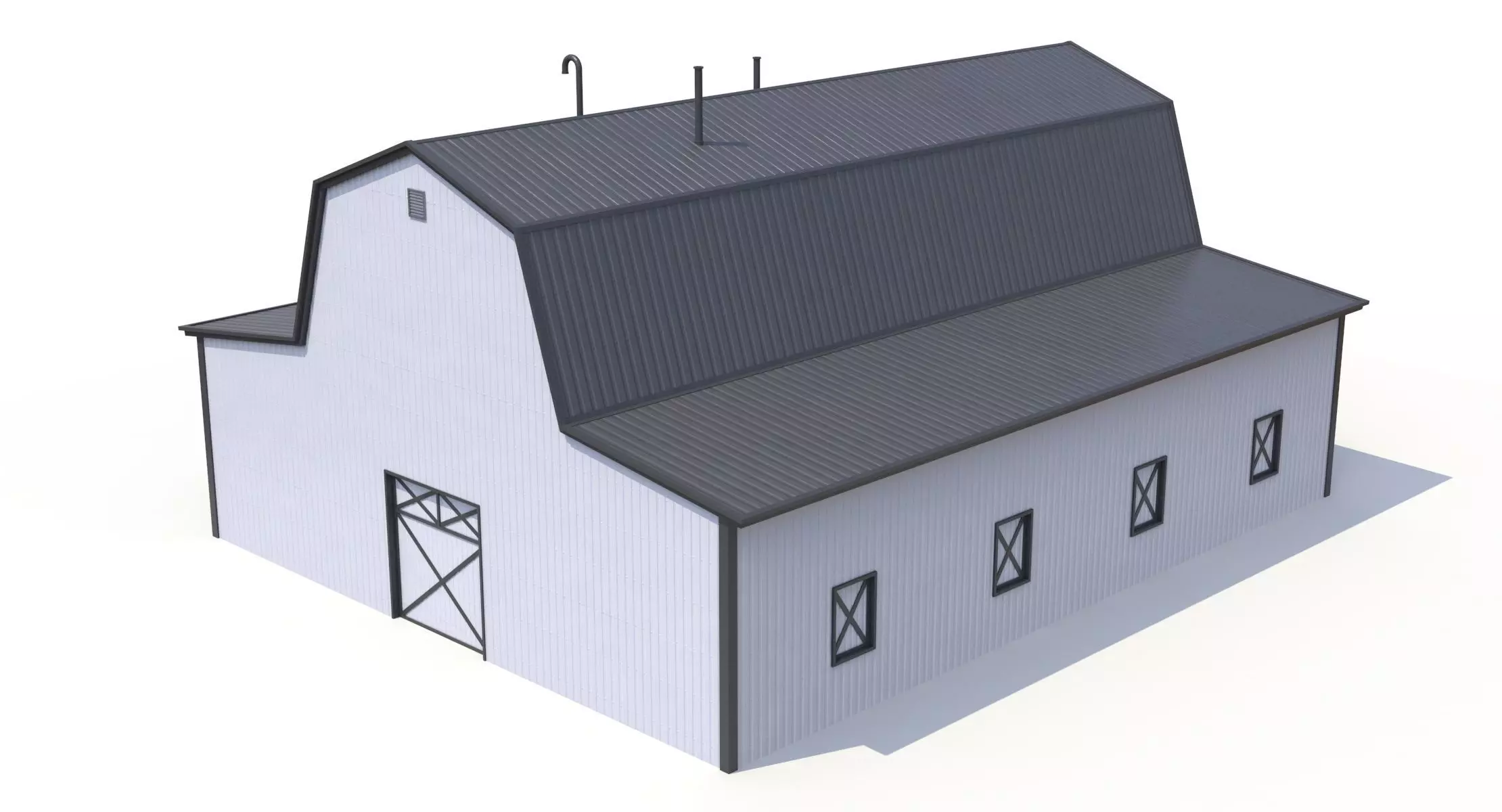 Farm Barn  19 PBR Low-poly 3D model_2