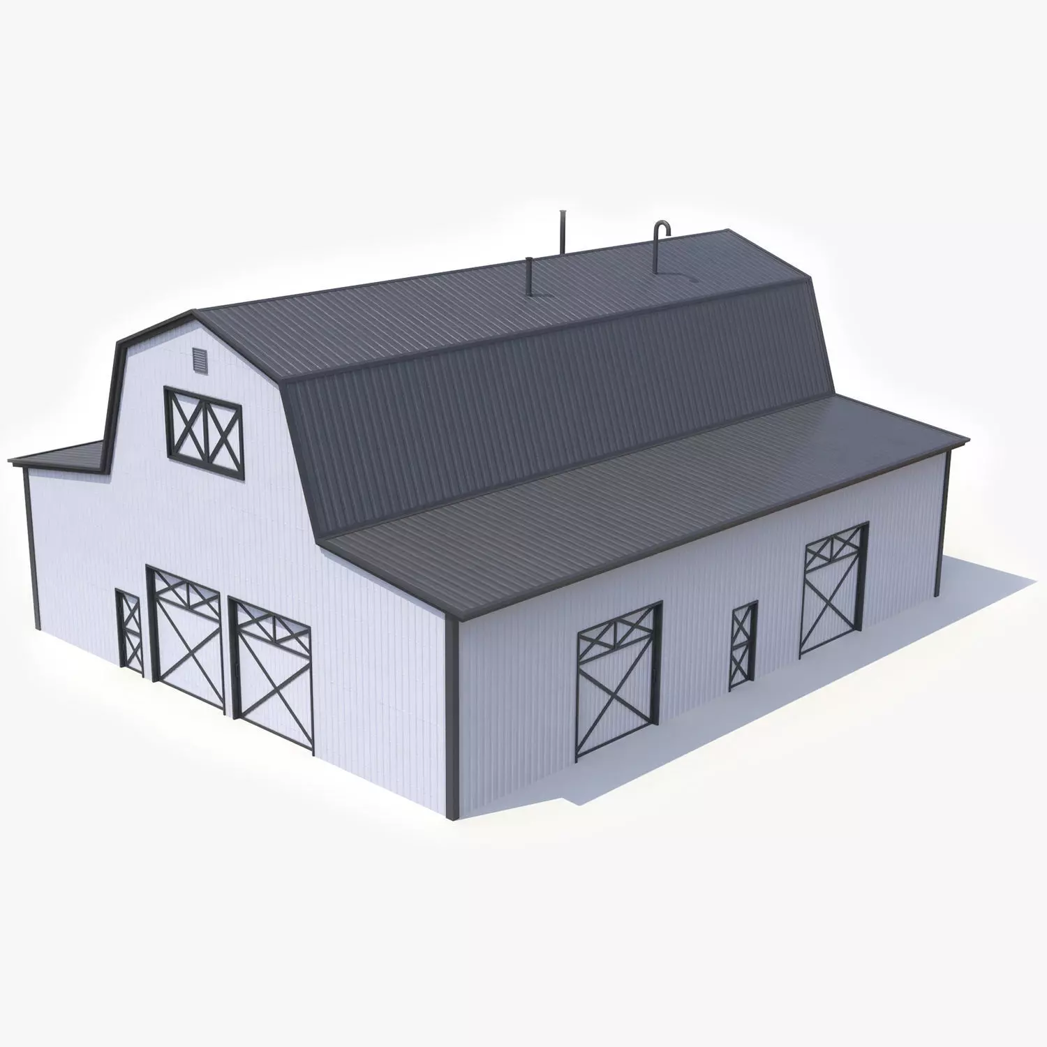 Farm Barn  19 PBR Low-poly 3D model_0