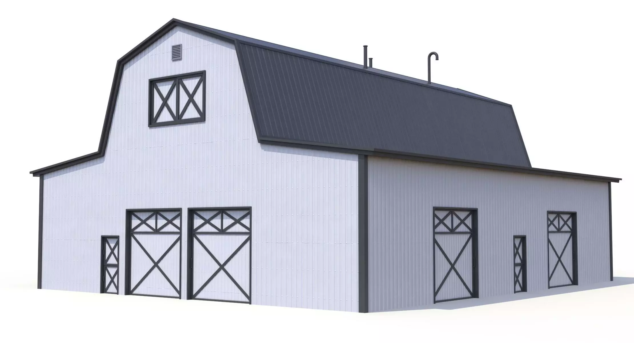Farm Barn  19 PBR Low-poly 3D model_3