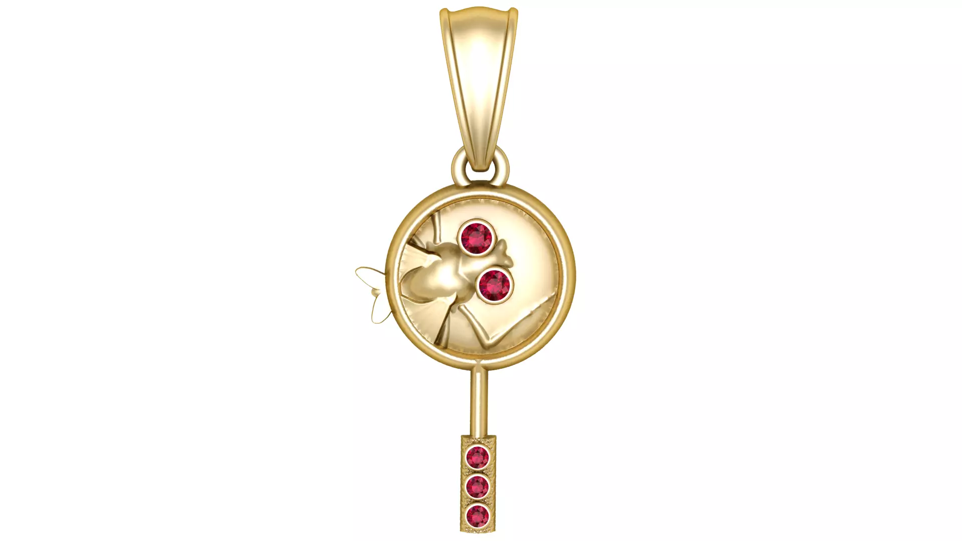 Fish Key Pendant Free 3D print model