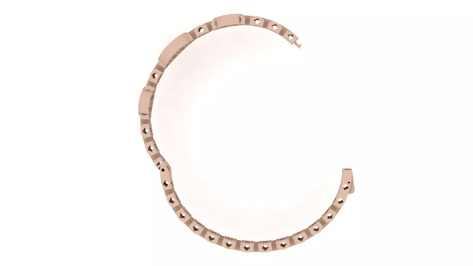 Luxury Rolex Bracelet 0057 - 3 size 3D print model_6