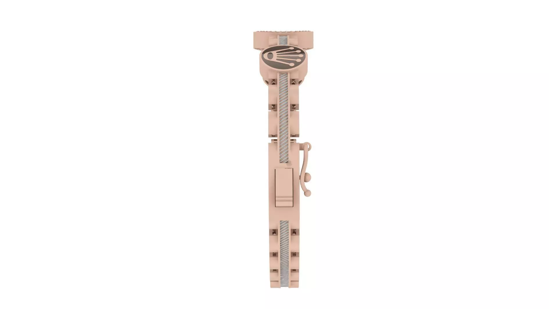 Luxury Rolex Bracelet 0057 - 3 size 3D print model_4