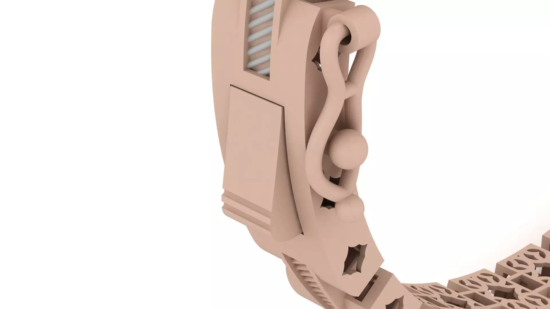 Luxury Rolex Bracelet 0057 - 3 size 3D print model_7