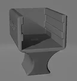 ASG Scorpion MagPull Plate extended version 3D print model