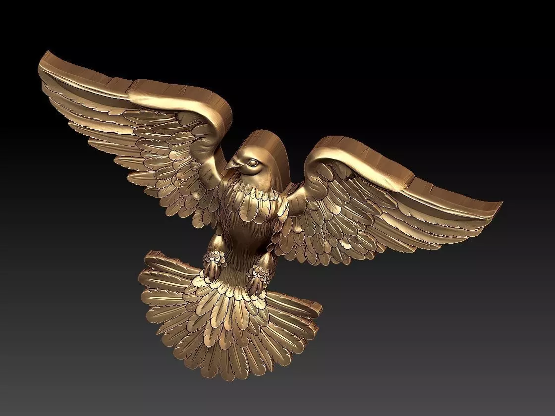 pigeon pendent Free 3D model_2