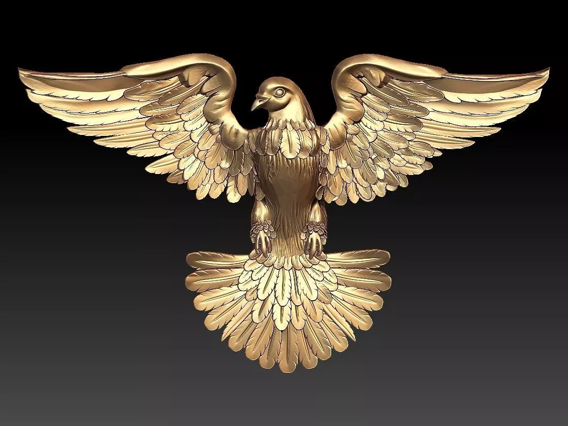 pigeon pendent Free 3D model_0