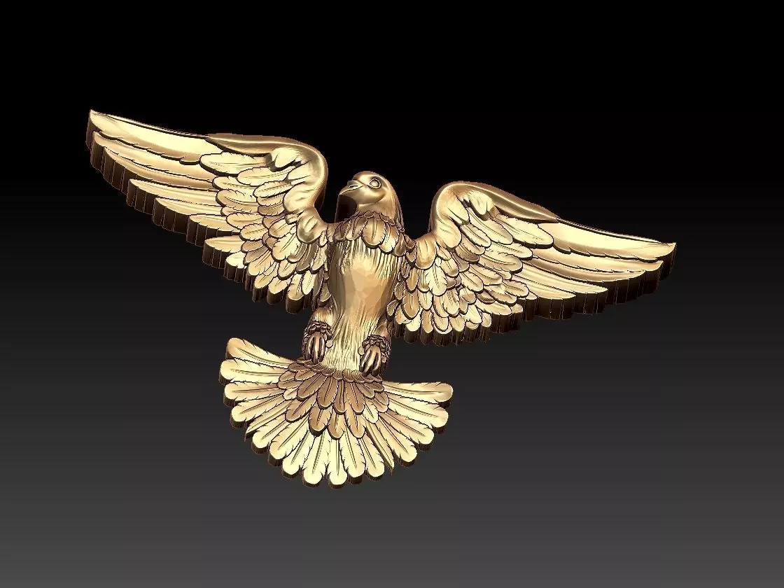 pigeon pendent Free 3D model_4