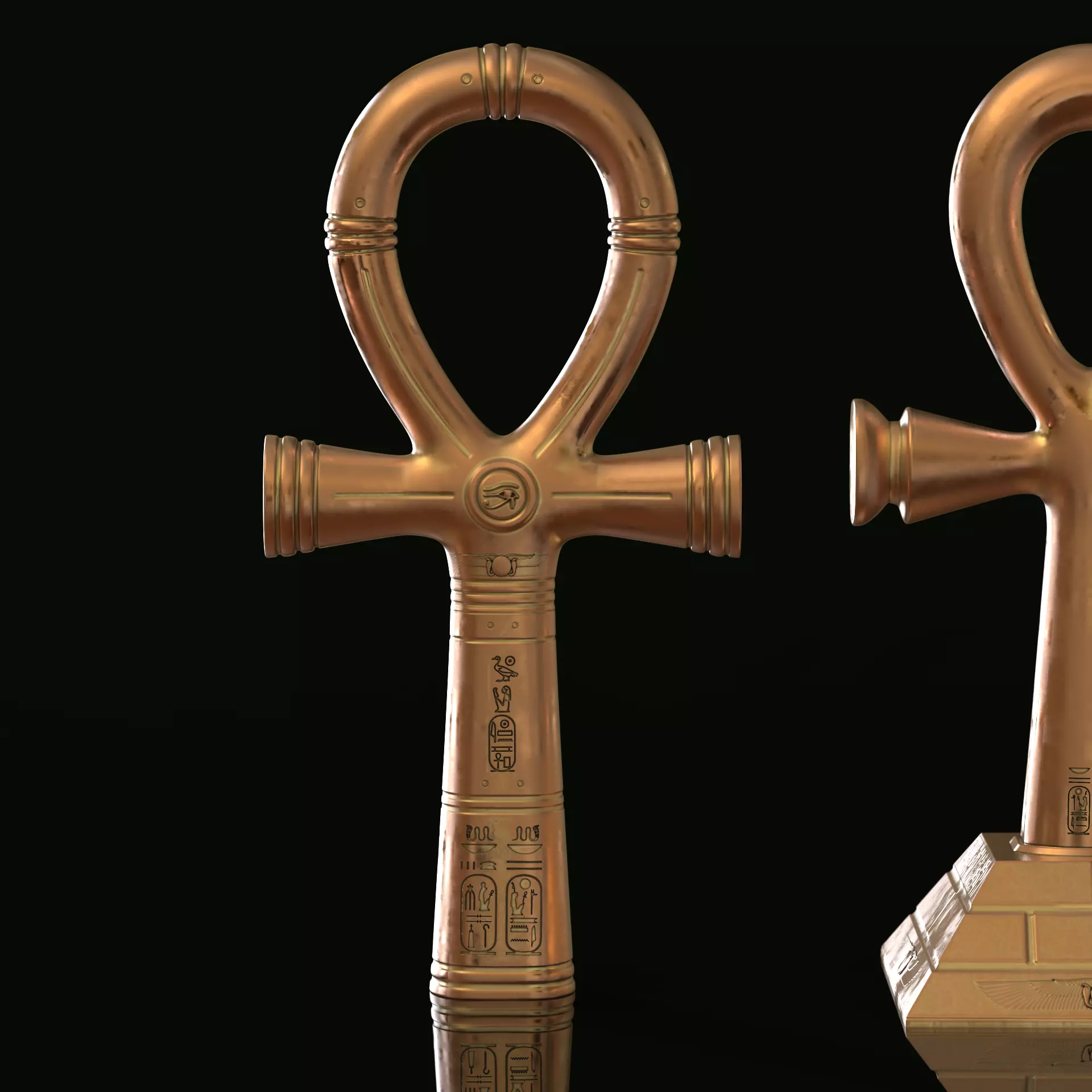 Egyptian Ankh Collection 3D print model_8