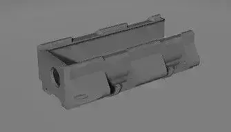 Mobius Battery Box Mount v 01 3D print model