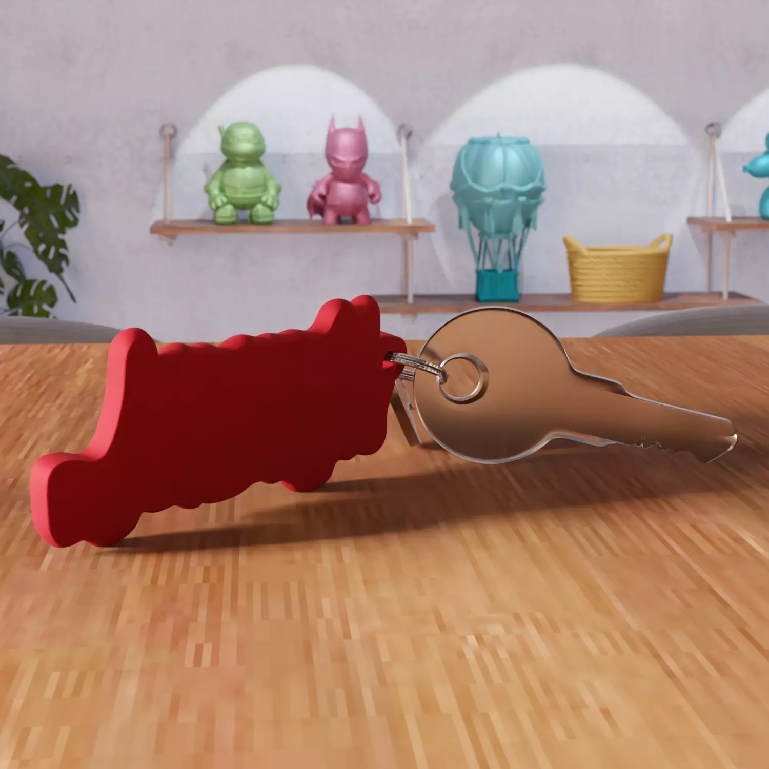 Merry and Bright Always Keychain - 460 3D print model_2