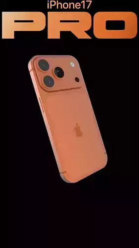 iPhone 17 Pro 3D Model - High Quality Realistic Render