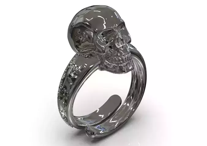 Skeleton Ring Model A Symbol of Boldness and Rock Style gr0151 3D print model Skeleton Ring Model A Symbol of Boldness and Rock Style gr0151 3D print model
