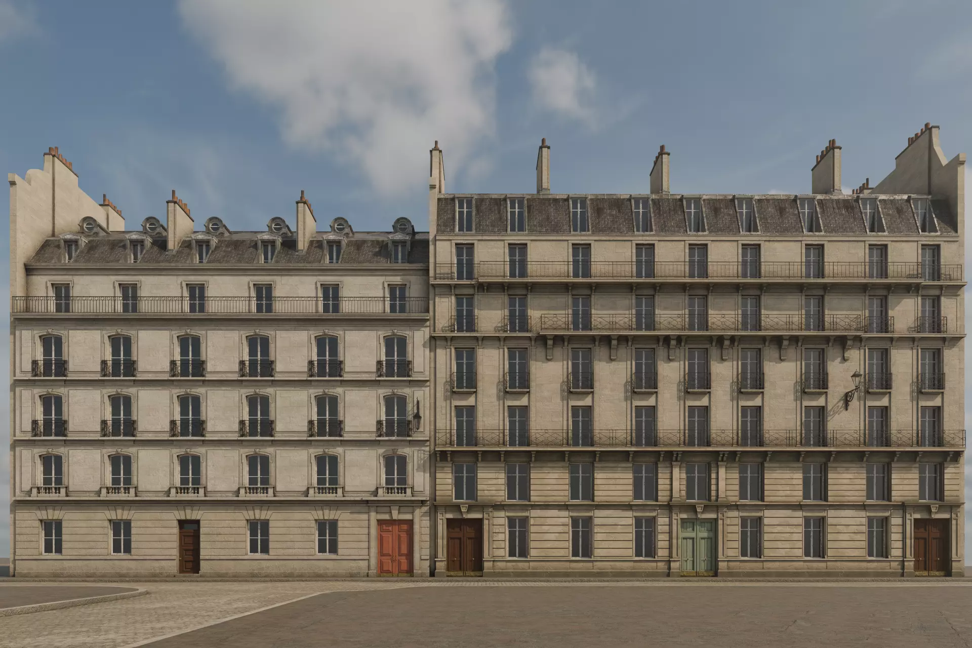 City Building VI and VII 3D model_2