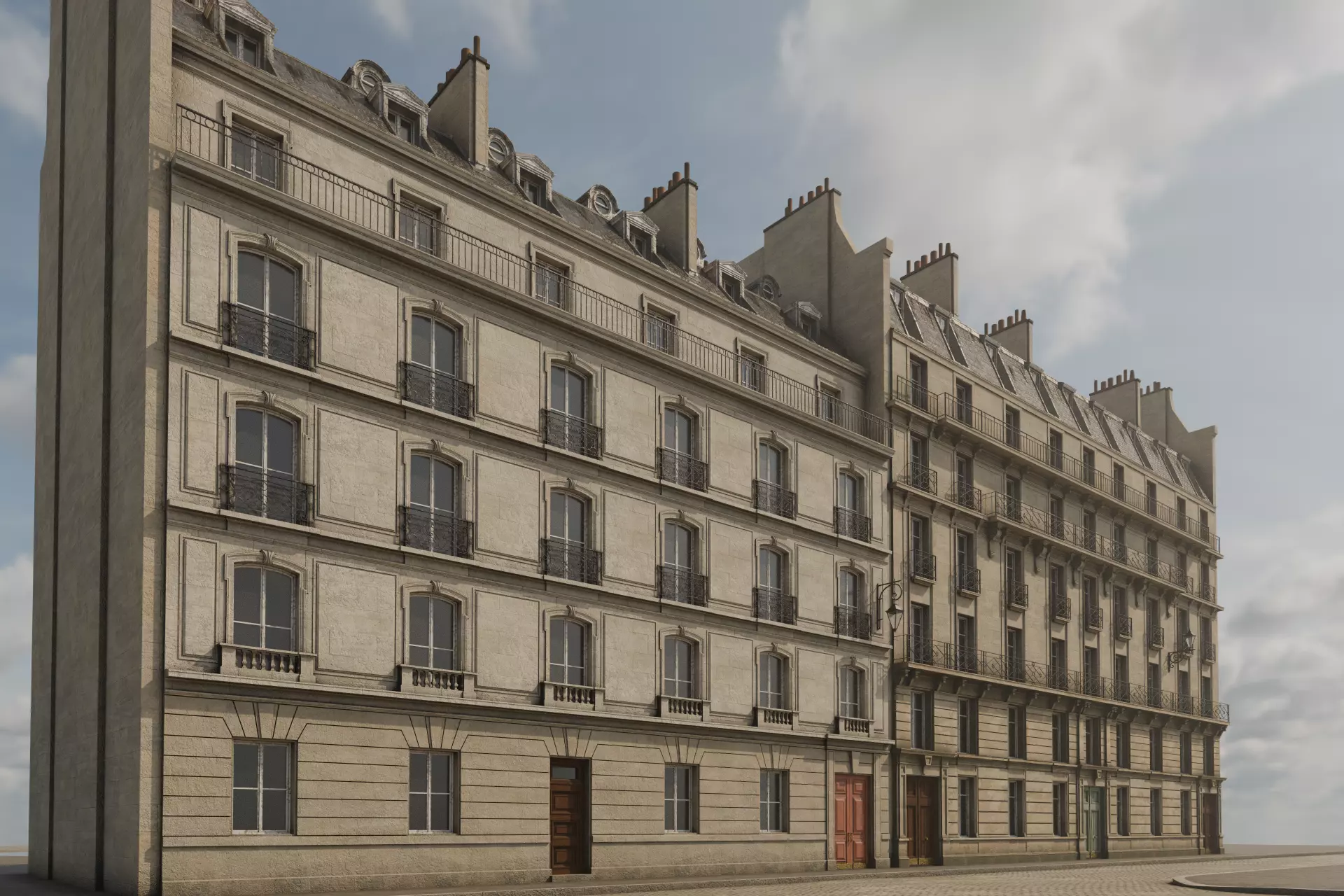 City Building VI and VII 3D model_1