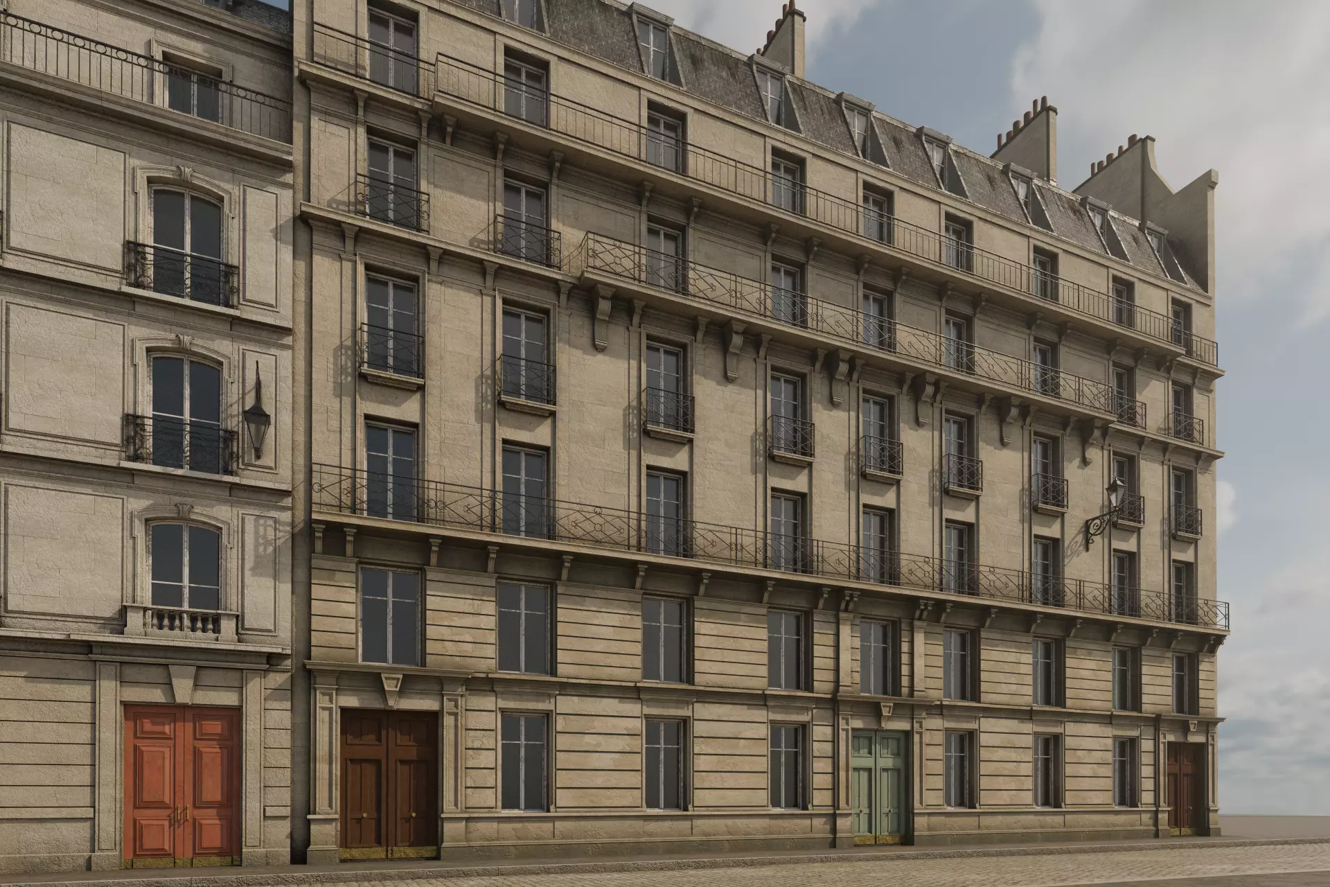 City Building VI and VII 3D model_4