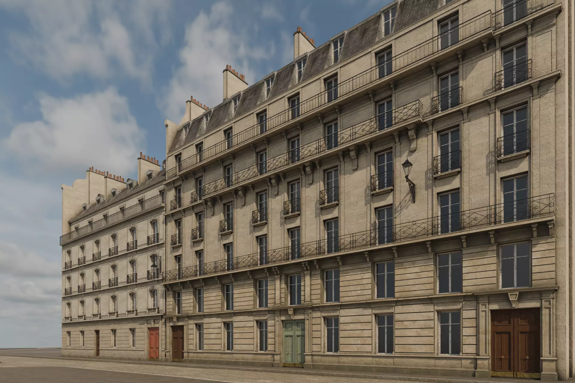 City Building VI and VII 3D model_0