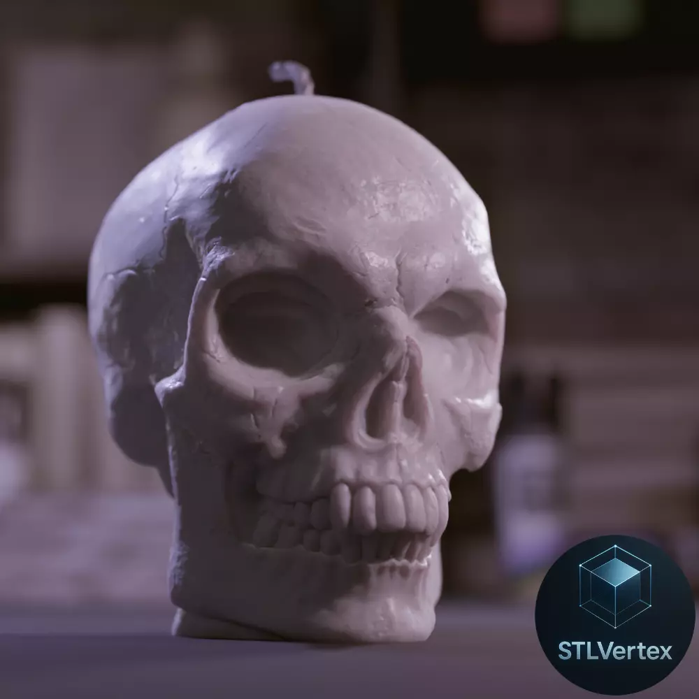 Skull  3D Printable Model 3D print model_0