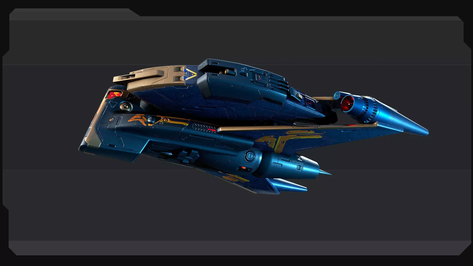 BB3 - GUARDIAN Destroyer Low-poly 3D model_5