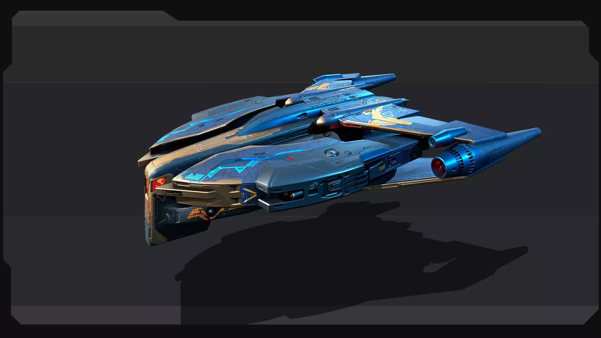 BB3 - GUARDIAN Destroyer Low-poly 3D model_2