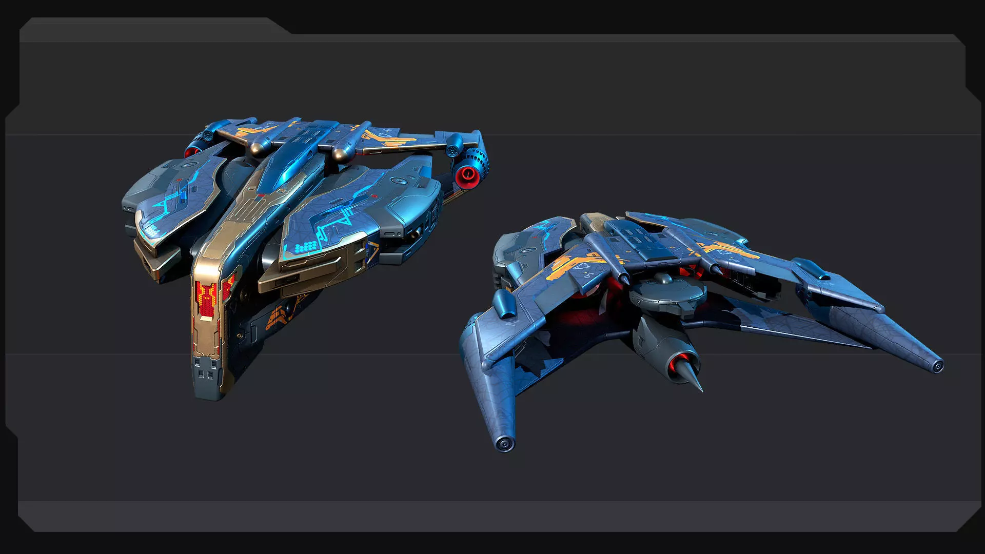 BB3 - GUARDIAN Destroyer Low-poly 3D model_4