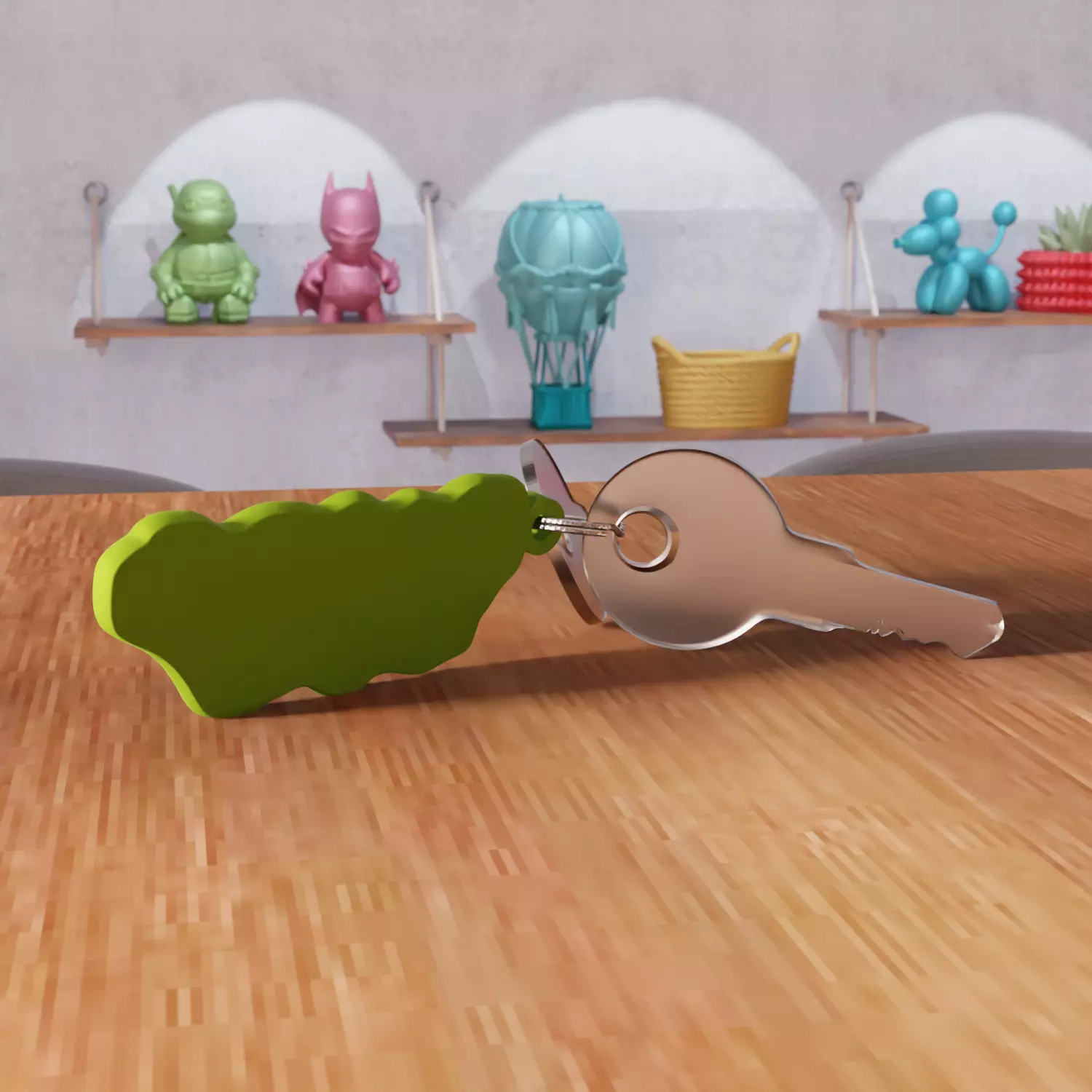 Sleigh Bells Ringing Keychain - 465 3D print model_3