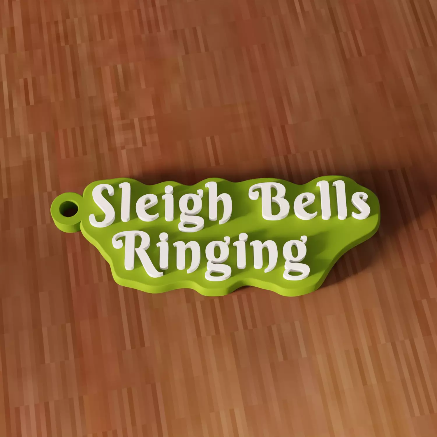 Sleigh Bells Ringing Keychain - 465 3D print model_7