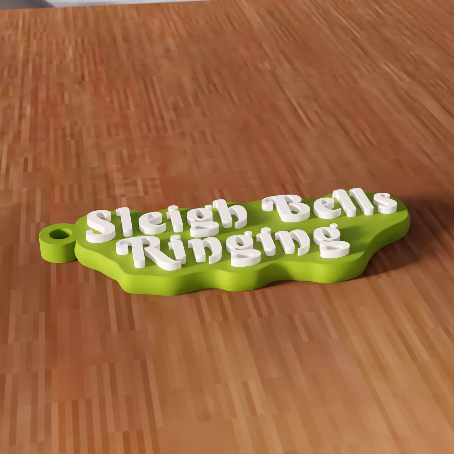 Sleigh Bells Ringing Keychain - 465 3D print model_6