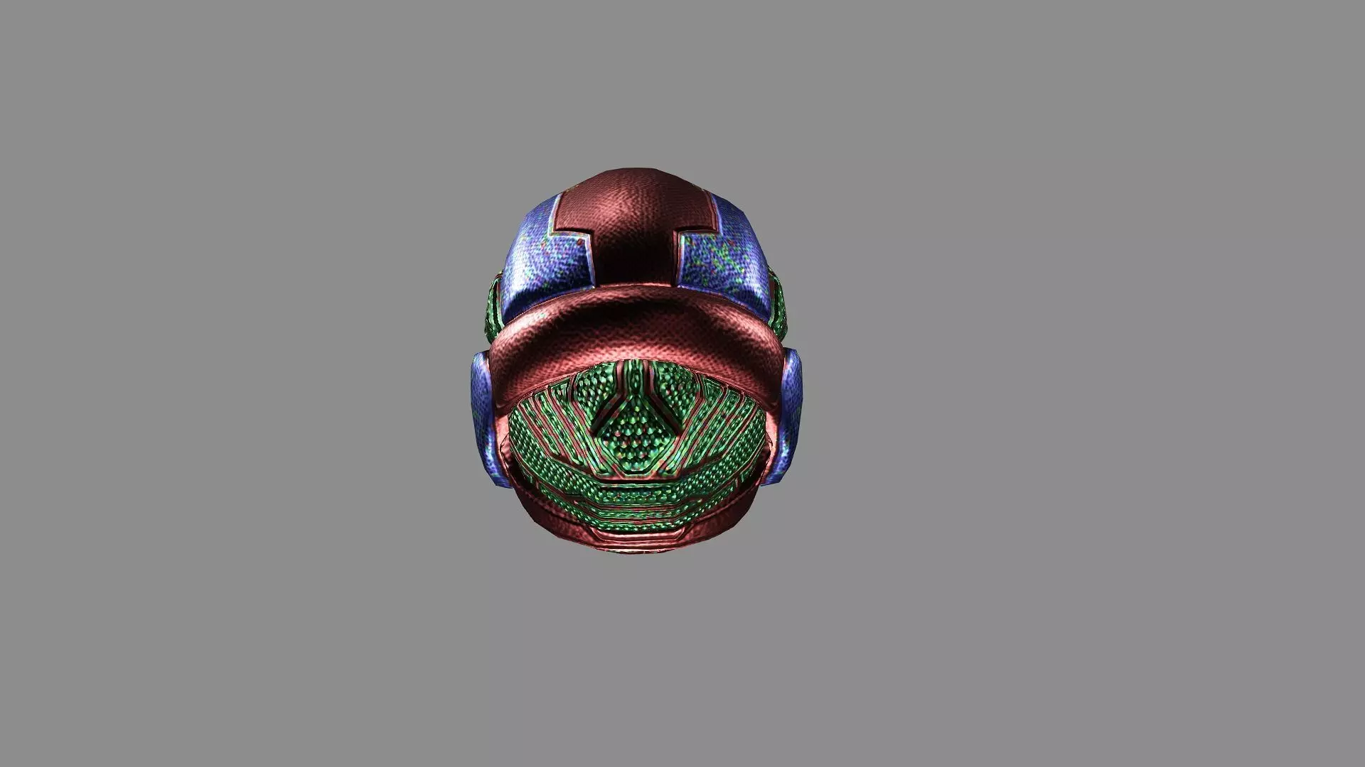 Medieval Helmet Game Ready Vol 02 Low Poly 3D Model Low-poly 3D model_4