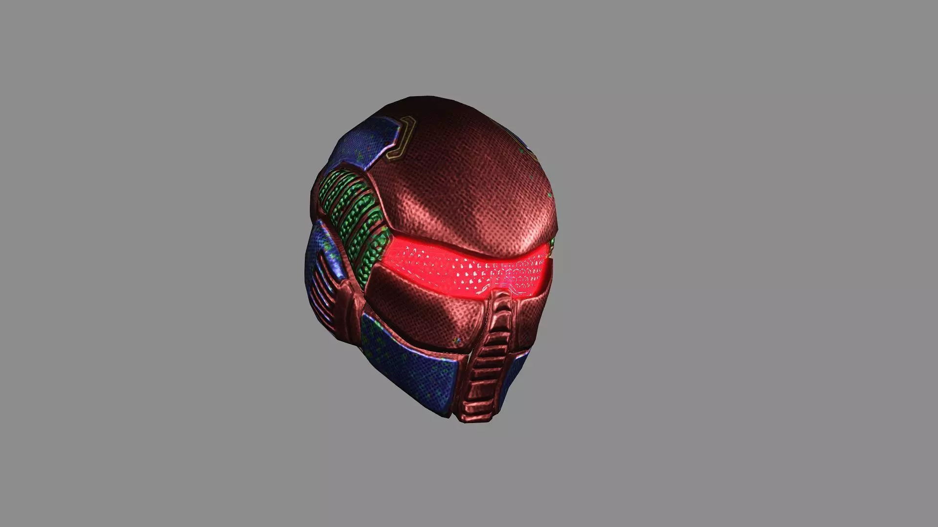 Medieval Helmet Game Ready Vol 02 Low Poly 3D Model Low-poly 3D model_0