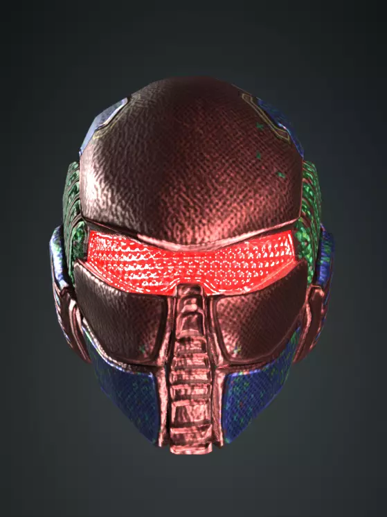 Medieval Helmet Game Ready Vol 02 Low Poly 3D Model Low-poly 3D model_7