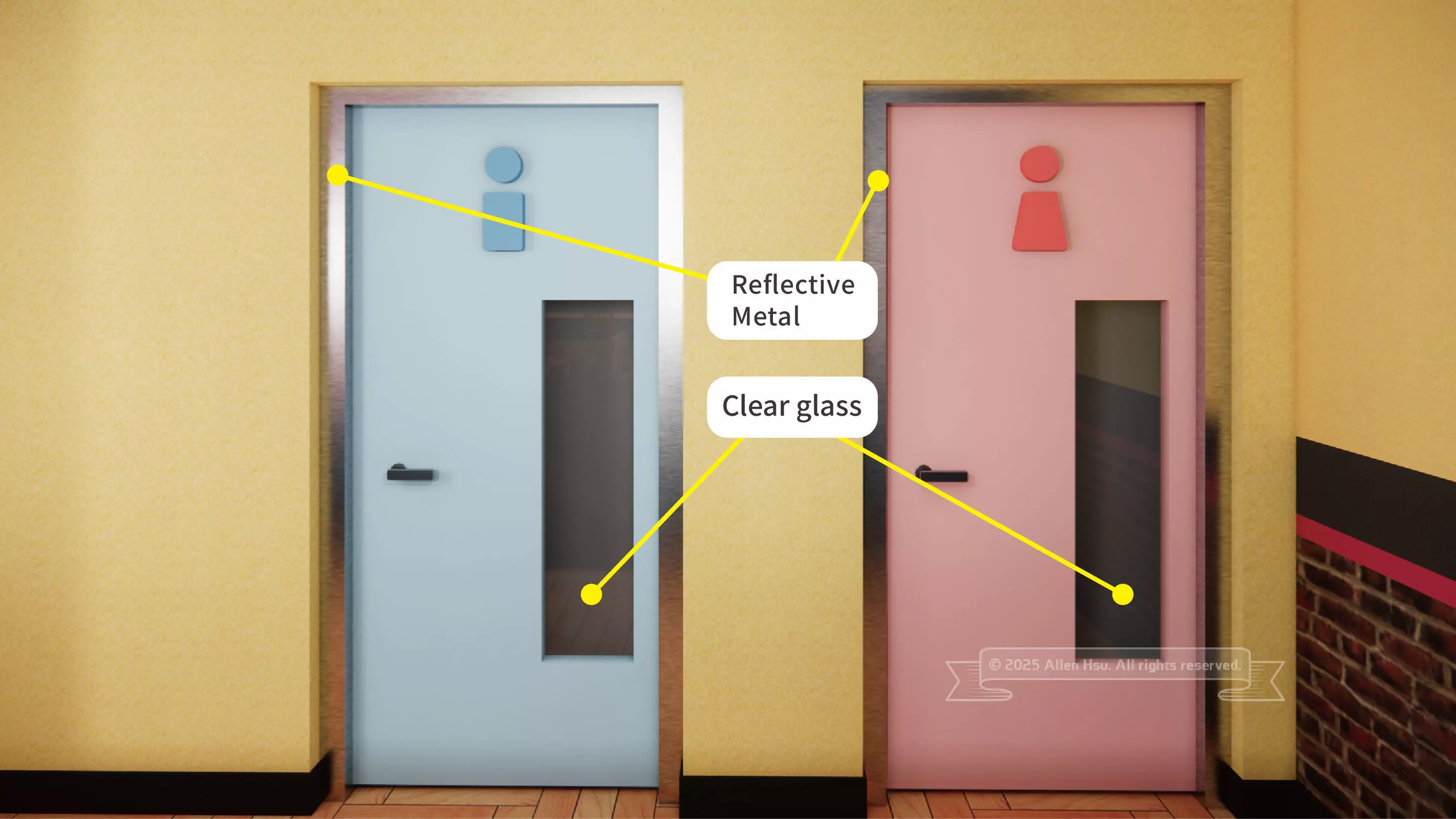 Fast Food Restaurant Space Model 3D model_63