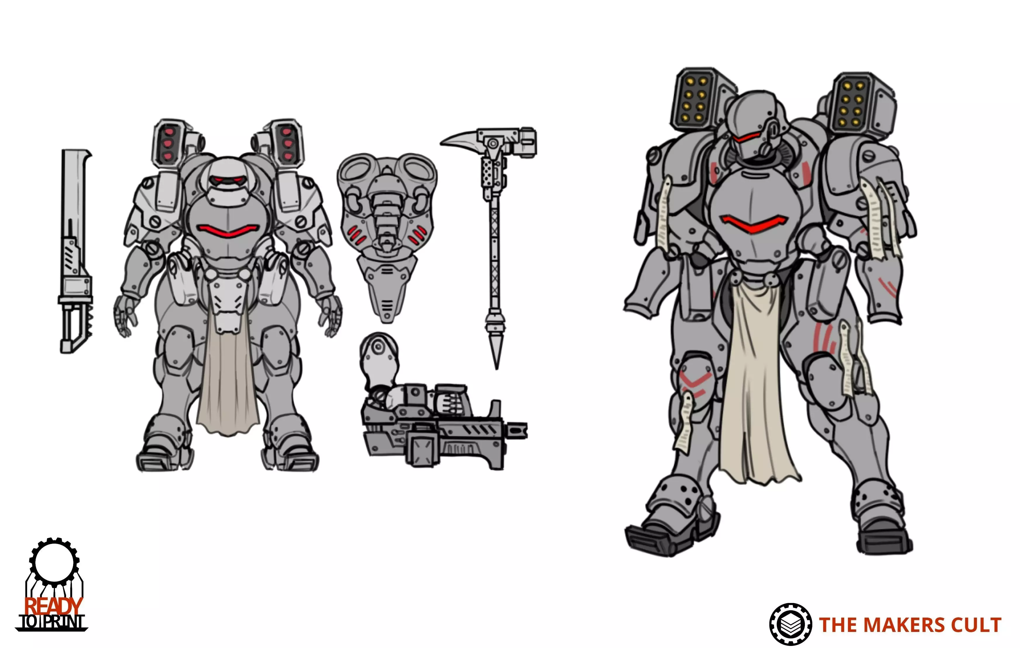 Daughters of War - War Suits 3D print model_9