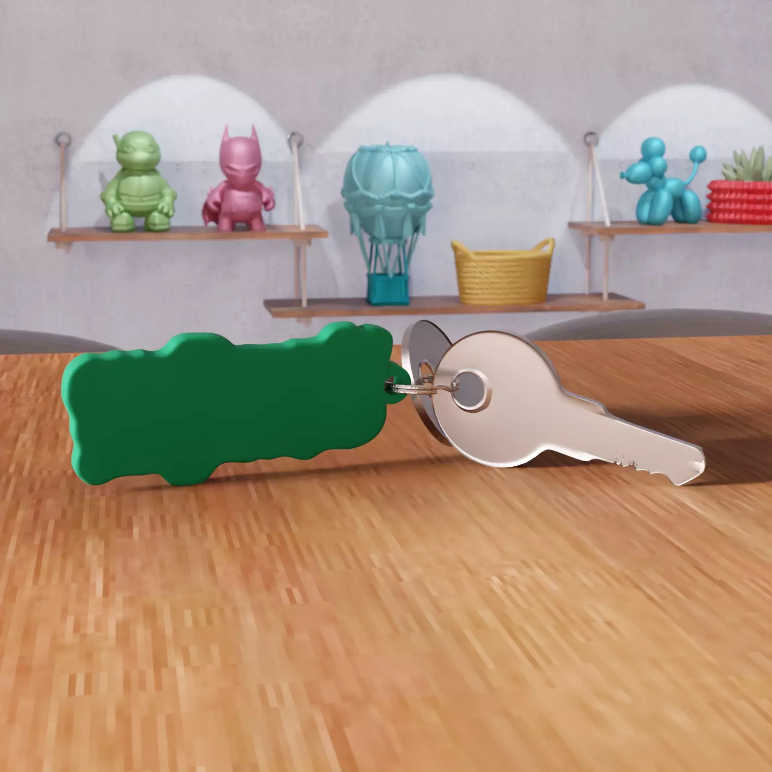 Warm Cocoa Cold Nights Keychain - 467 3D print model_3