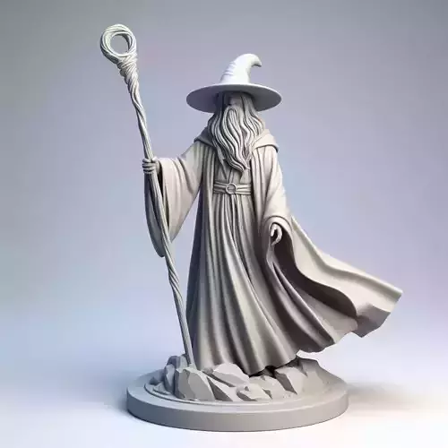Wizard with Staff