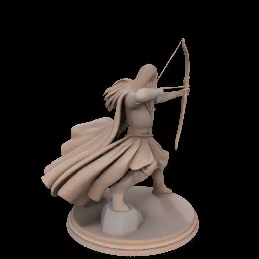 Legolas Elf Archer Miniature 3D print model_30