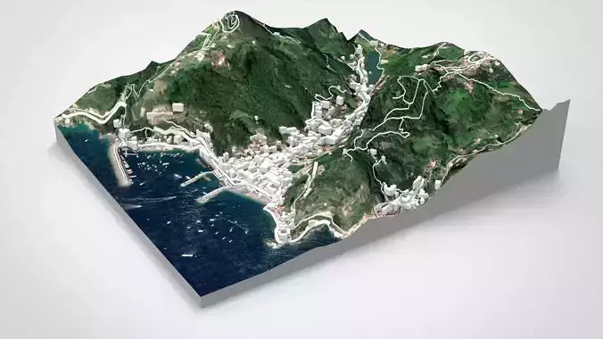 Cityscape Amalfi Italy