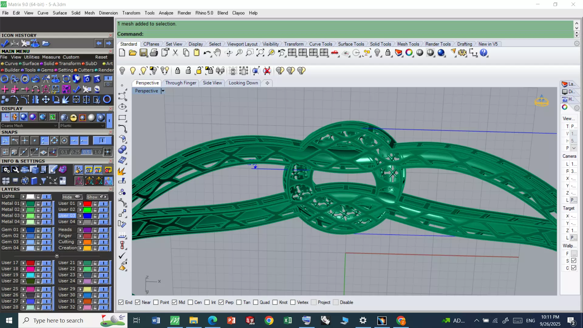  Jewelry Set  3D print model_6