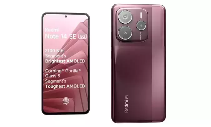 Xiaomi Redmi Note 14 SE Crimson Art 3D model