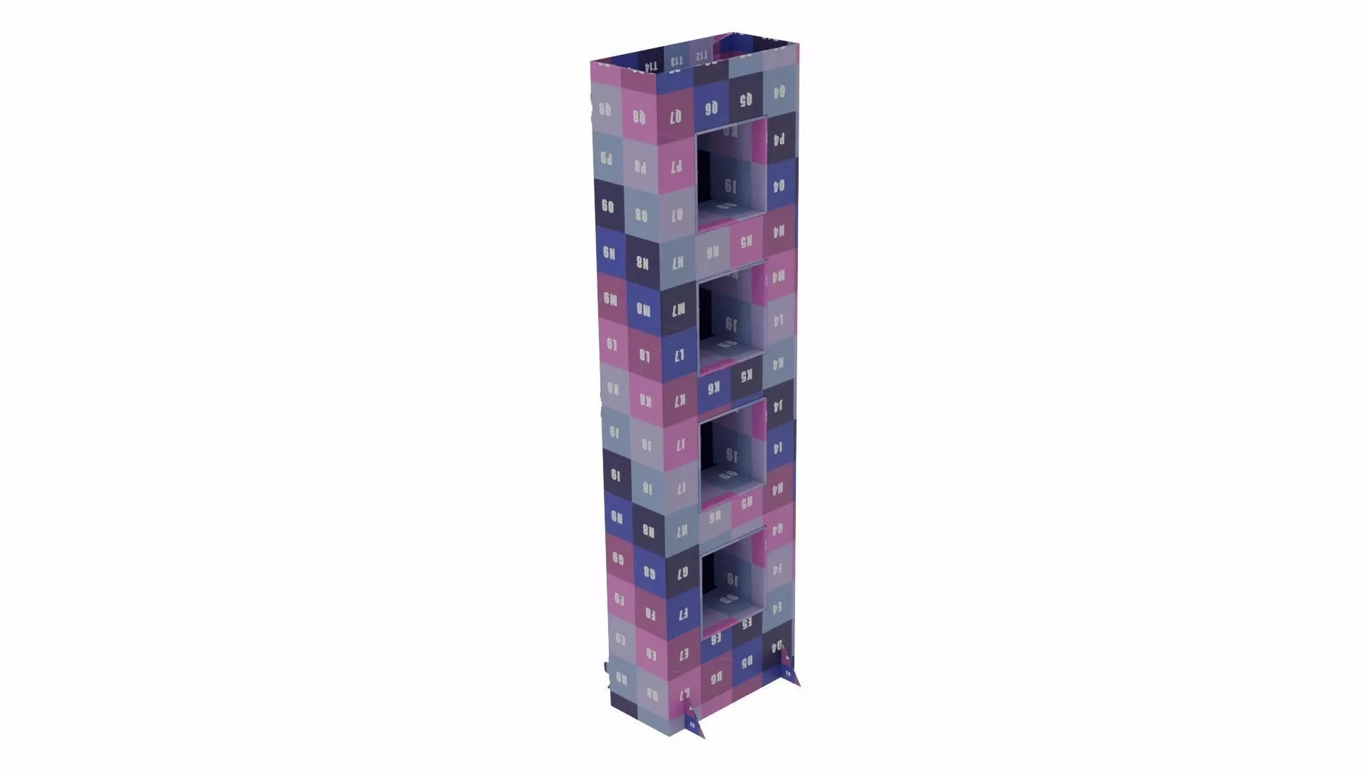 Point of Sale Cardboard Display Stand Texture_3