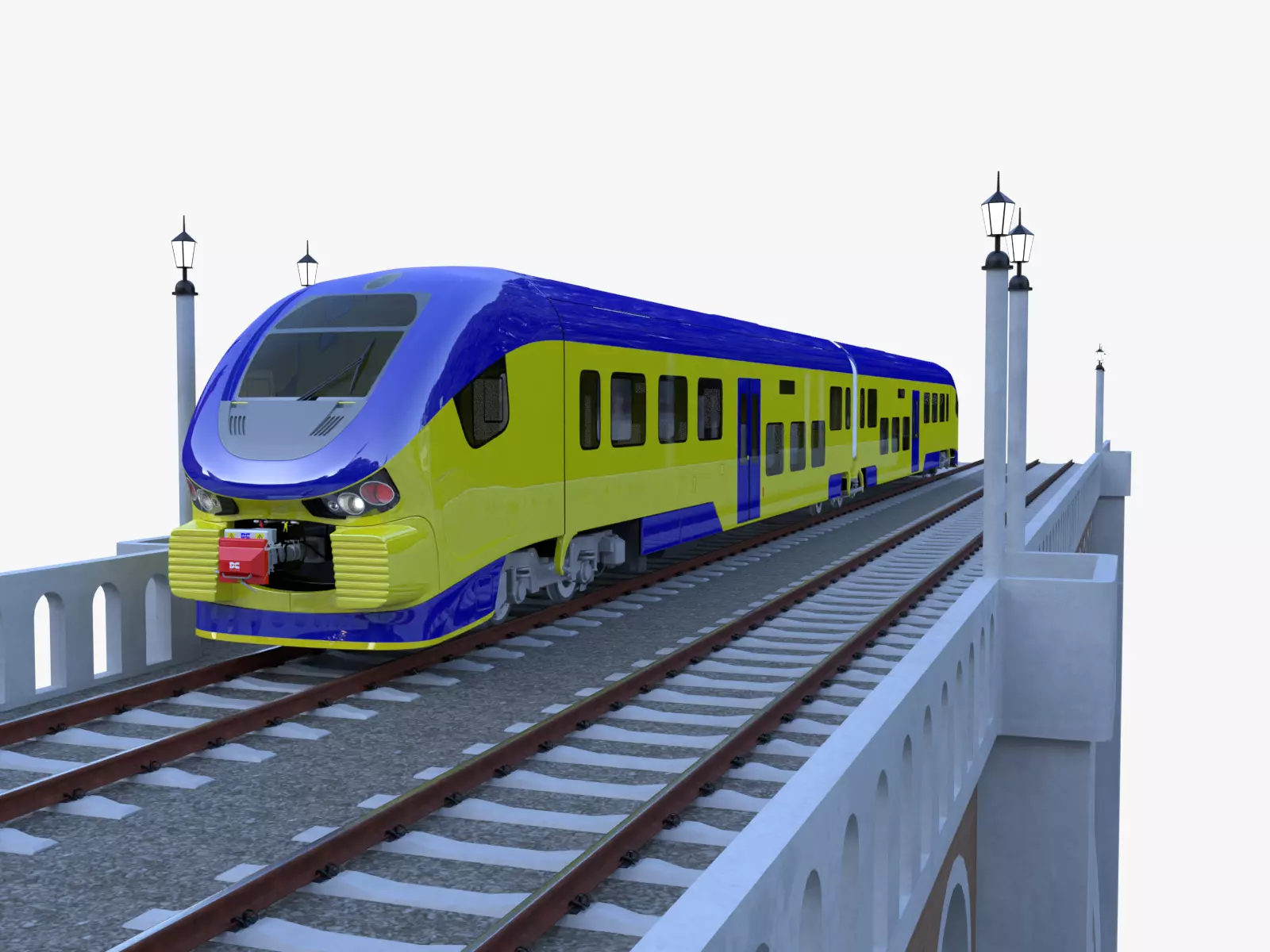 Viadcut with Pesa Link 3D model